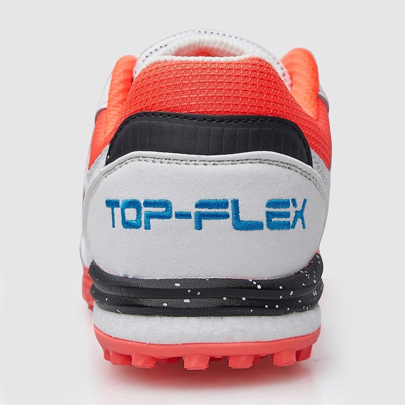 Joma Mens Top Flex Rebound 25 TF Astro Turf Football Boots Fluoro Coral/White - Image 4