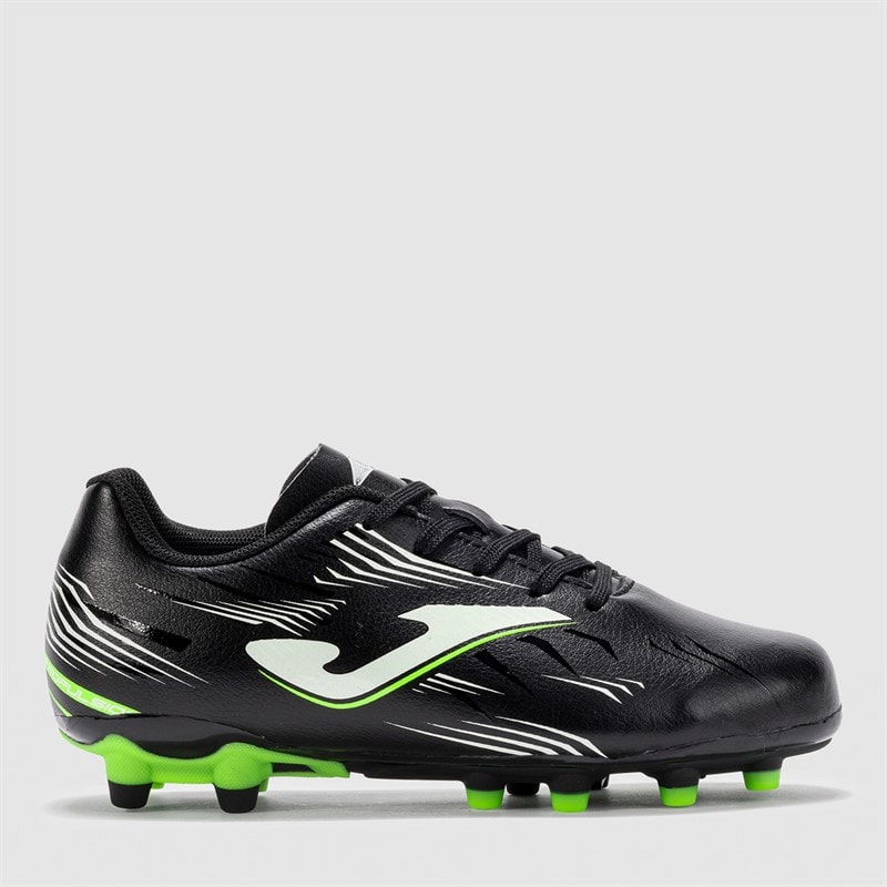 Joma Junior Propulsion 25 FG Firm Ground Football Boots Black