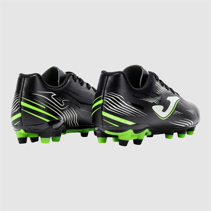 Joma Junior Propulsion 25 FG Firm Ground Football Boots Black - Image 3