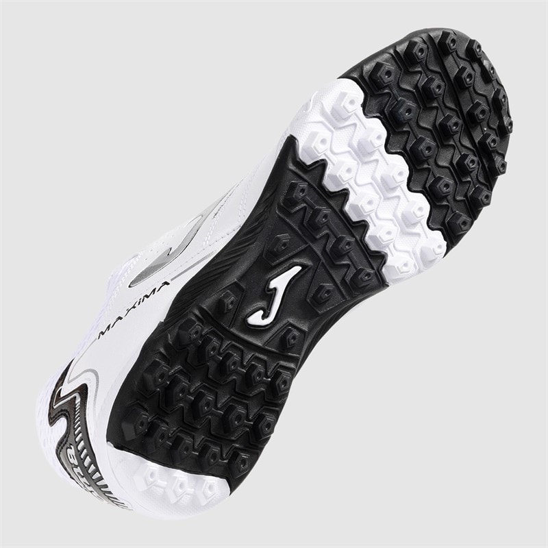Joma Mens Maxima 25 TF Astro Turf Football Boots White - Image 2