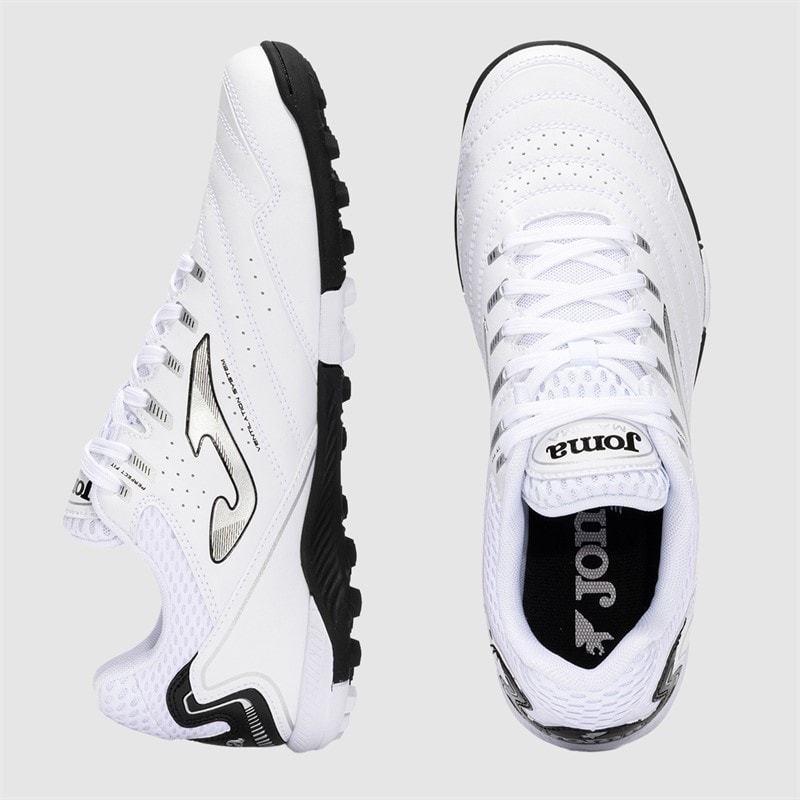 Joma Mens Maxima 25 TF Astro Turf Football Boots White - Image 4
