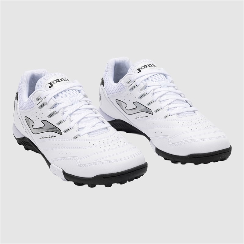 Joma Mens Maxima 25 TF Astro Turf Football Boots White - Image 5