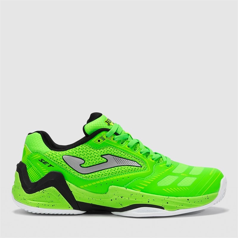Joma Mens Set 25 All Court Tennis Shoes Fluorescent Green