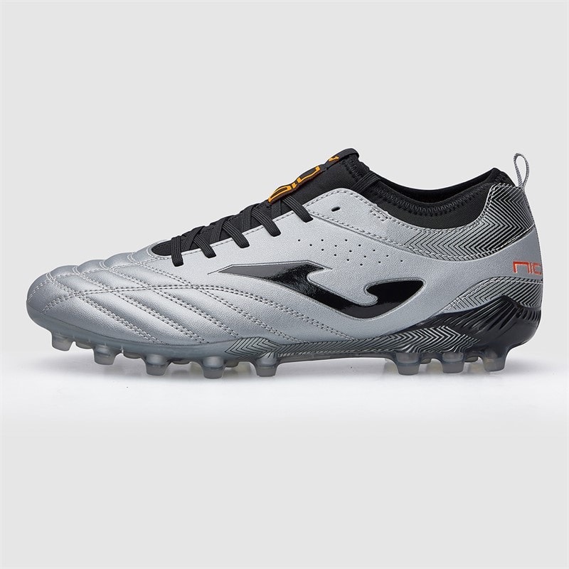 Joma Mens Numero-10 25 AG Artificial Grass Football Boots Grey/Black - Image 2