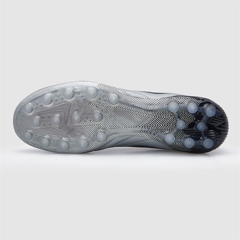 Joma Mens Numero-10 25 AG Artificial Grass Football Boots Grey/Black - Image 3