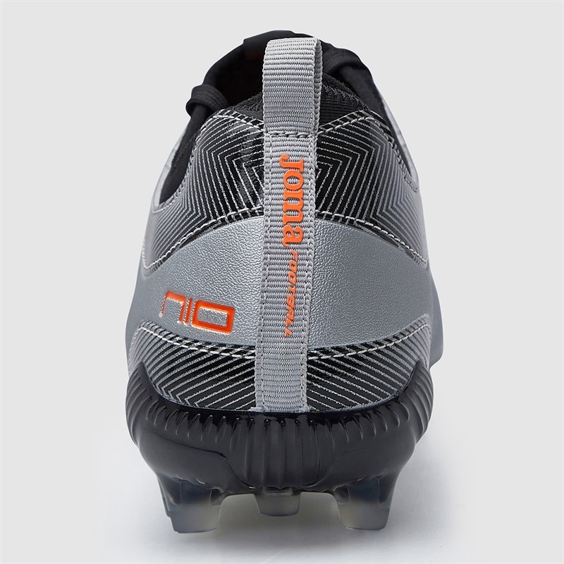 Joma Mens Numero-10 25 AG Artificial Grass Football Boots Grey/Black - Image 4