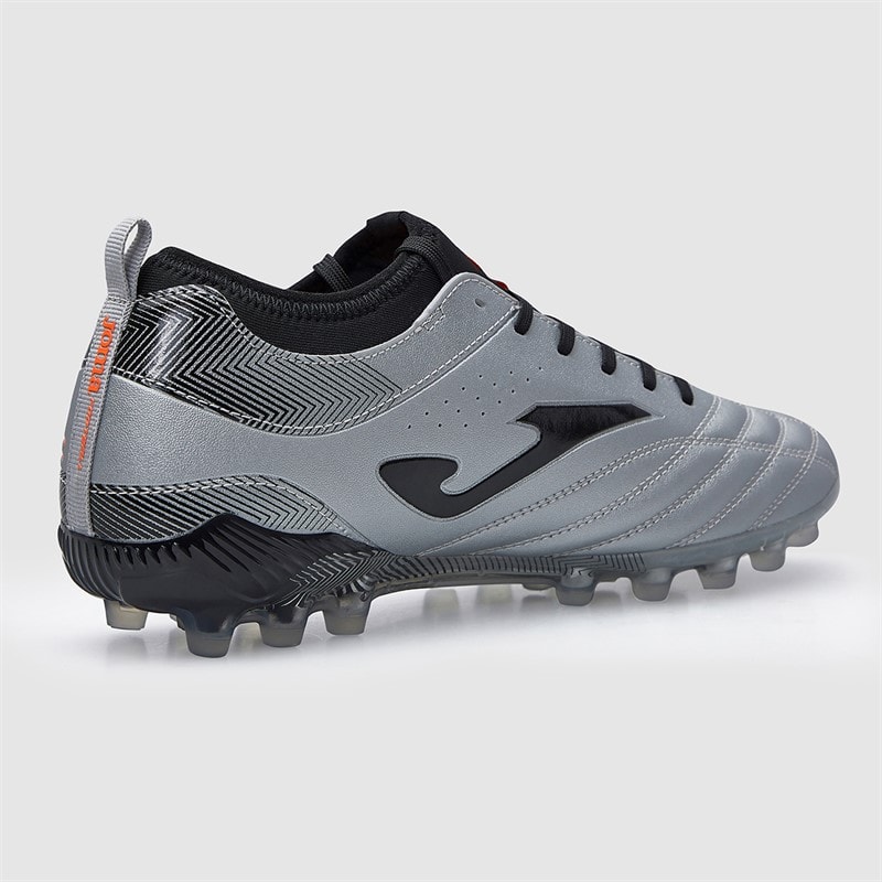 Joma Mens Numero-10 25 AG Artificial Grass Football Boots Grey/Black - Image 5