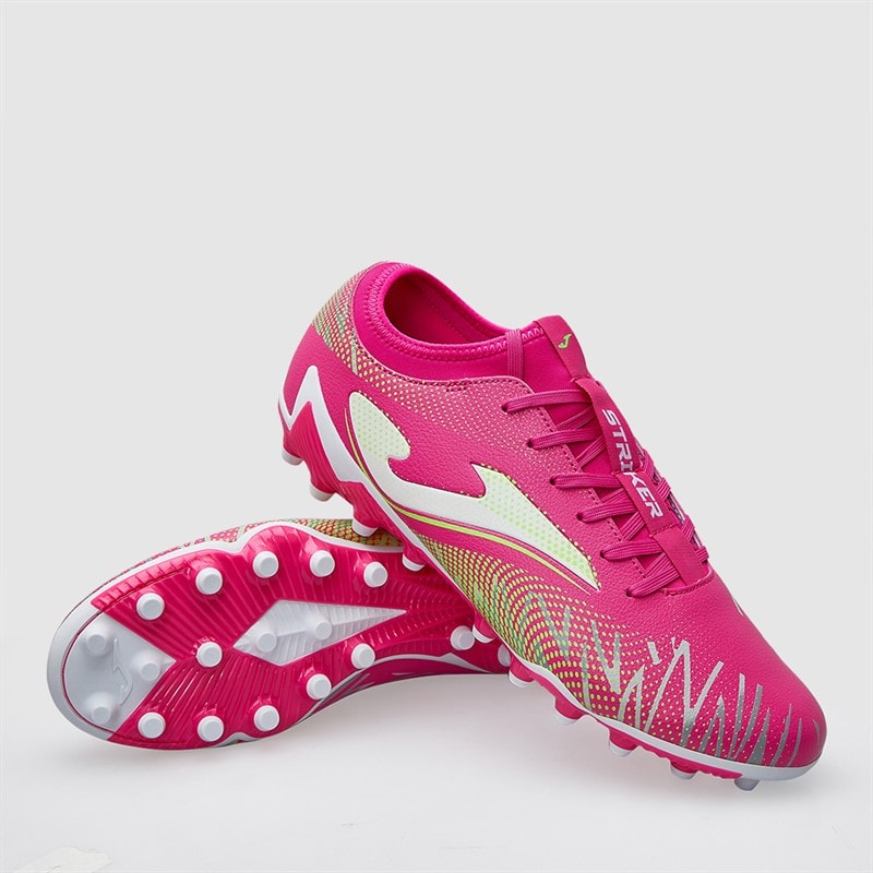 Joma Mens Striker 25 AG Artificial Grass Football Boots Pink