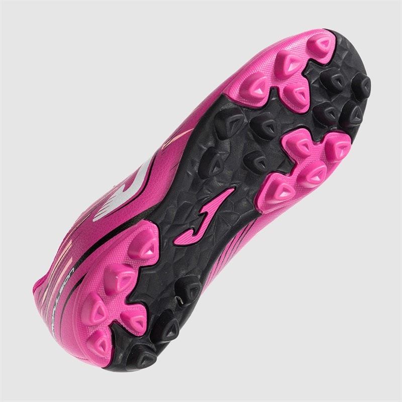 Joma Junior Propulsion 25 HG Hard Ground Football Boots Fuchsia - Image 2