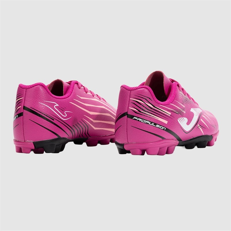 Joma Junior Propulsion 25 HG Hard Ground Football Boots Fuchsia - Image 3
