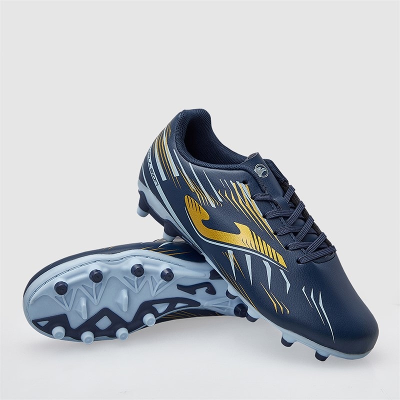 Joma Junior Propulsion 25 FG Firm Ground Football Boots Navy Blue