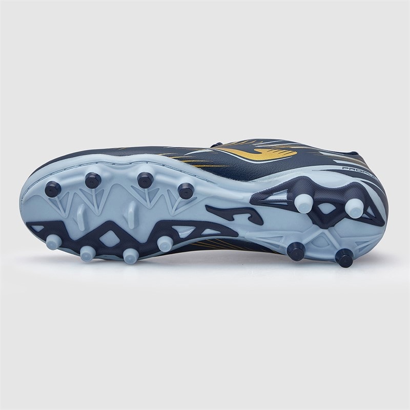 Joma Junior Propulsion 25 FG Firm Ground Football Boots Navy Blue - Image 3