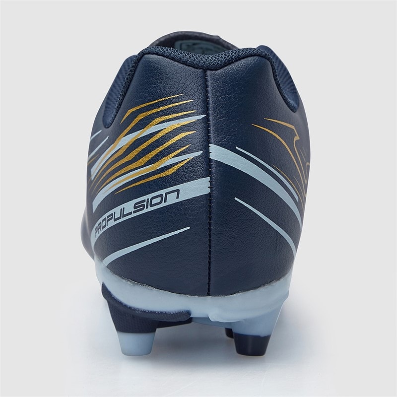 Joma Junior Propulsion 25 FG Firm Ground Football Boots Navy Blue - Image 4