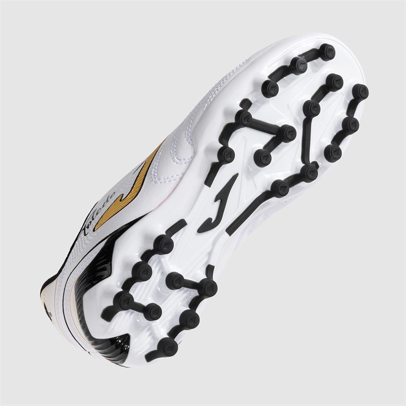 Joma Junior Toledo 25 AG Artifical Grass Football Boots White - Image 2