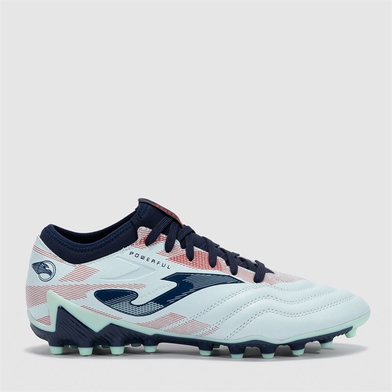 Joma Mens Powerful 25 AG Artificial Grass Football Boots Navy Blue