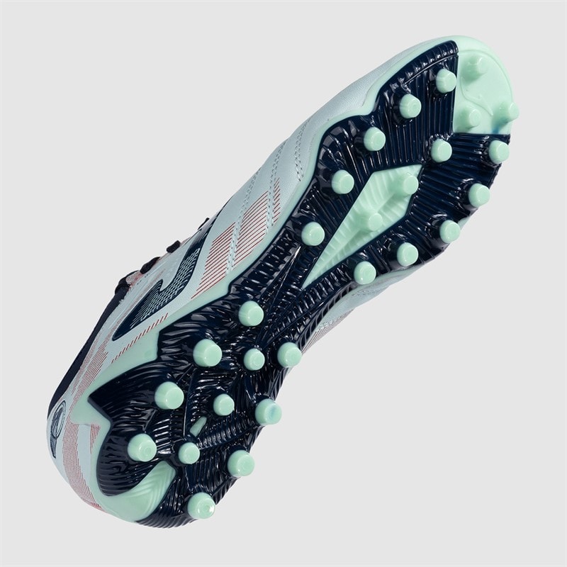 Joma Mens Powerful 25 AG Artificial Grass Football Boots Navy Blue - Image 2
