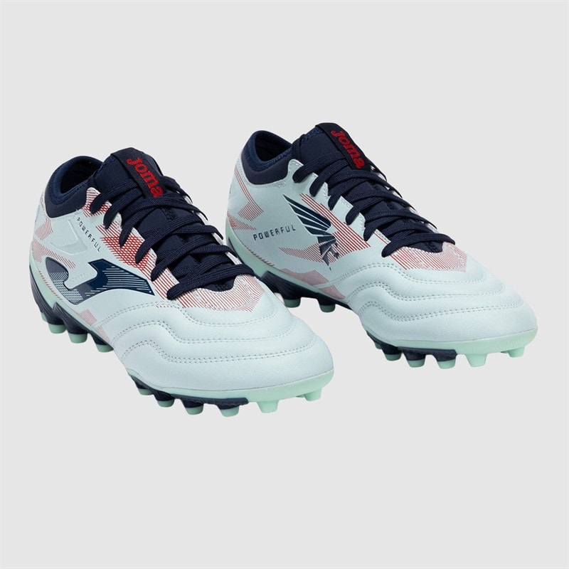 Joma Mens Powerful 25 AG Artificial Grass Football Boots Navy Blue - Image 5
