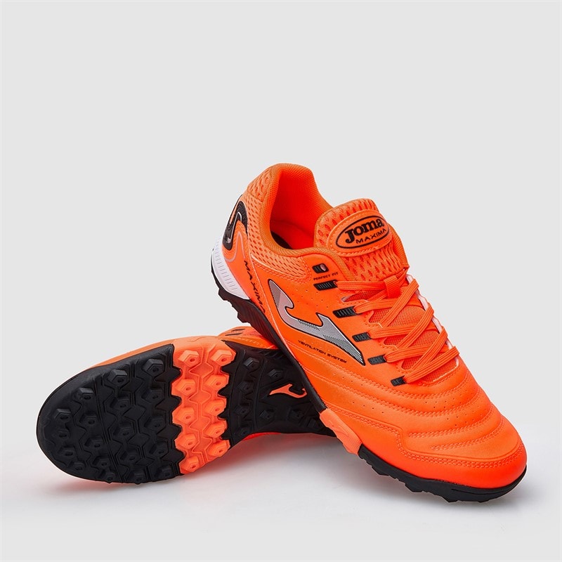 Joma Mens Maxima 25 TF Astro Turf Football Boots Orange