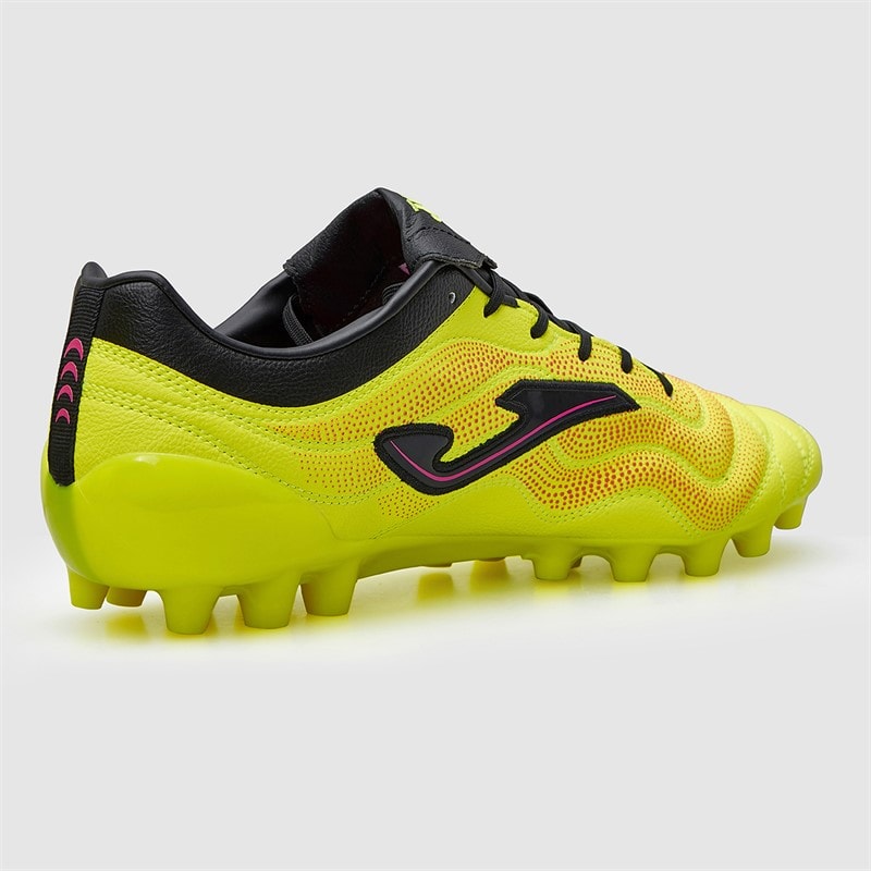Joma Mens Score 25 AG Artificial Grass Football Boots Fluoro Yellow - Image 5