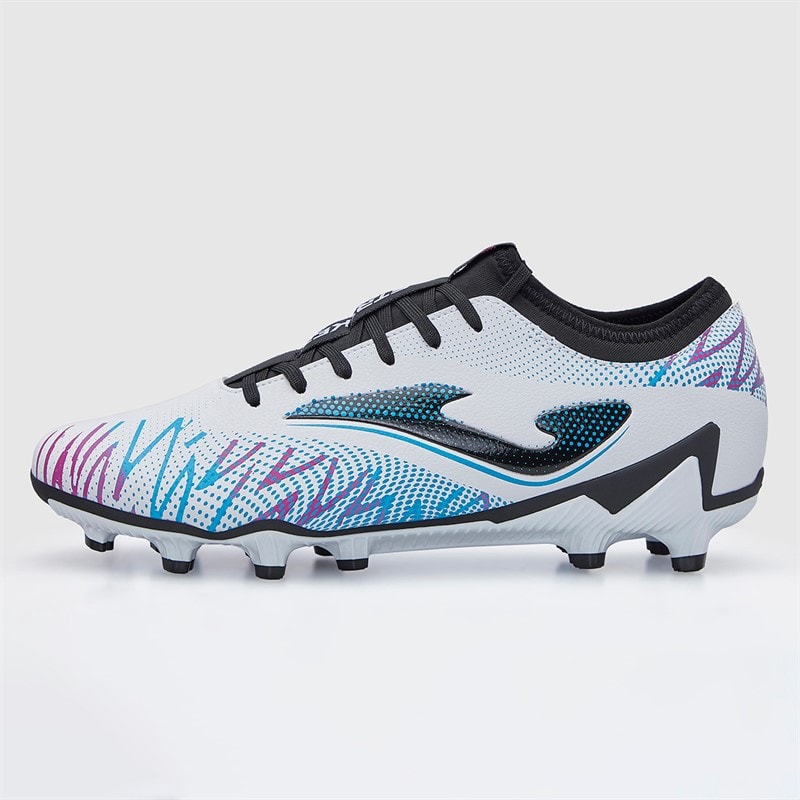 Joma Mens Striker 25 FG Firm Ground Football Boots White - Image 2