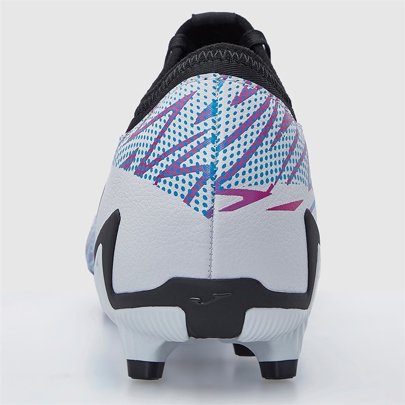 Joma Mens Striker 25 FG Firm Ground Football Boots White - Image 4
