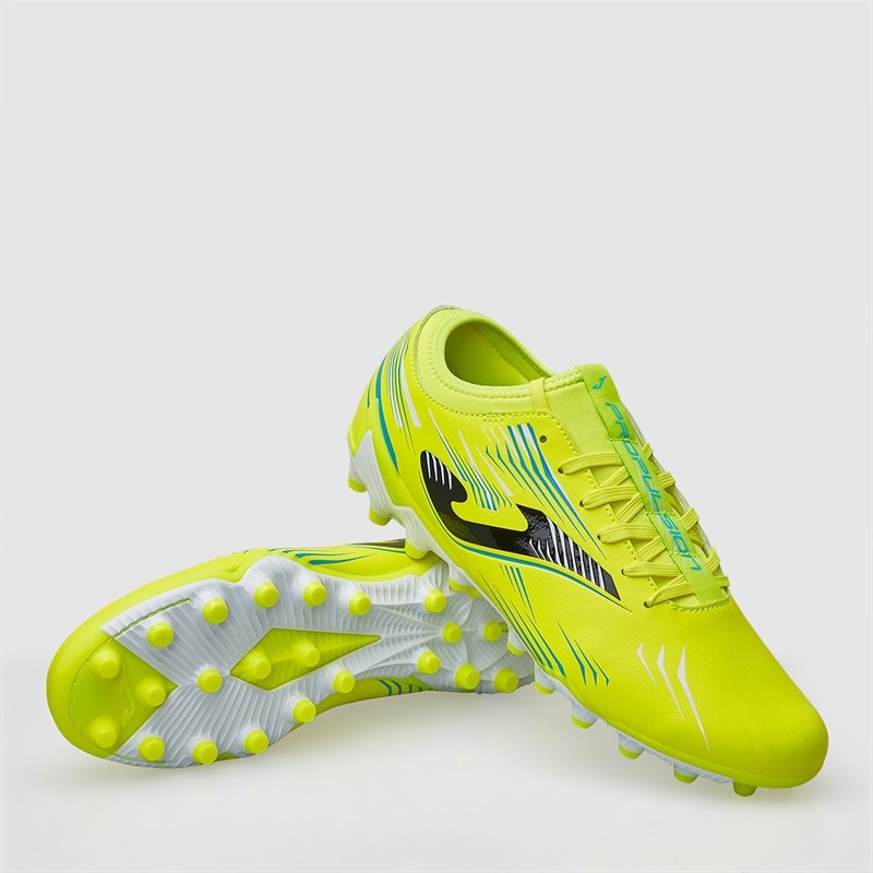 Joma Mens Propulsion 25 AG Artificial Grass Football Boots Fluoro Yellow