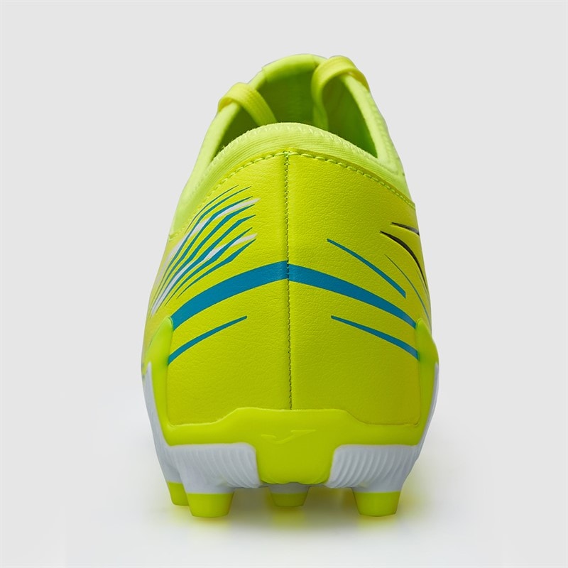 Joma Mens Propulsion 25 AG Artificial Grass Football Boots Fluoro Yellow - Image 4