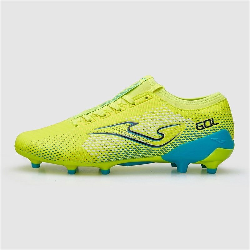 Joma Mens Gol 25 FG Firm Ground Football Boots Fluoro Yellow - Image 2