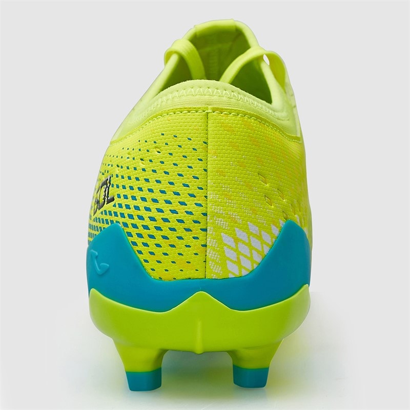 Joma Mens Gol 25 FG Firm Ground Football Boots Fluoro Yellow - Image 4