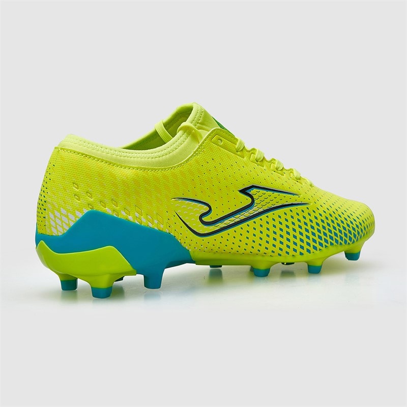 Joma Mens Gol 25 FG Firm Ground Football Boots Fluoro Yellow - Image 5
