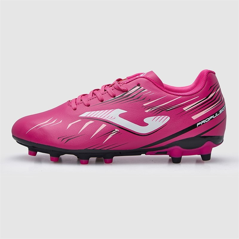 Joma Junior Propulsion 25 FG Firm Ground Football Boots Fuchsia - Image 2