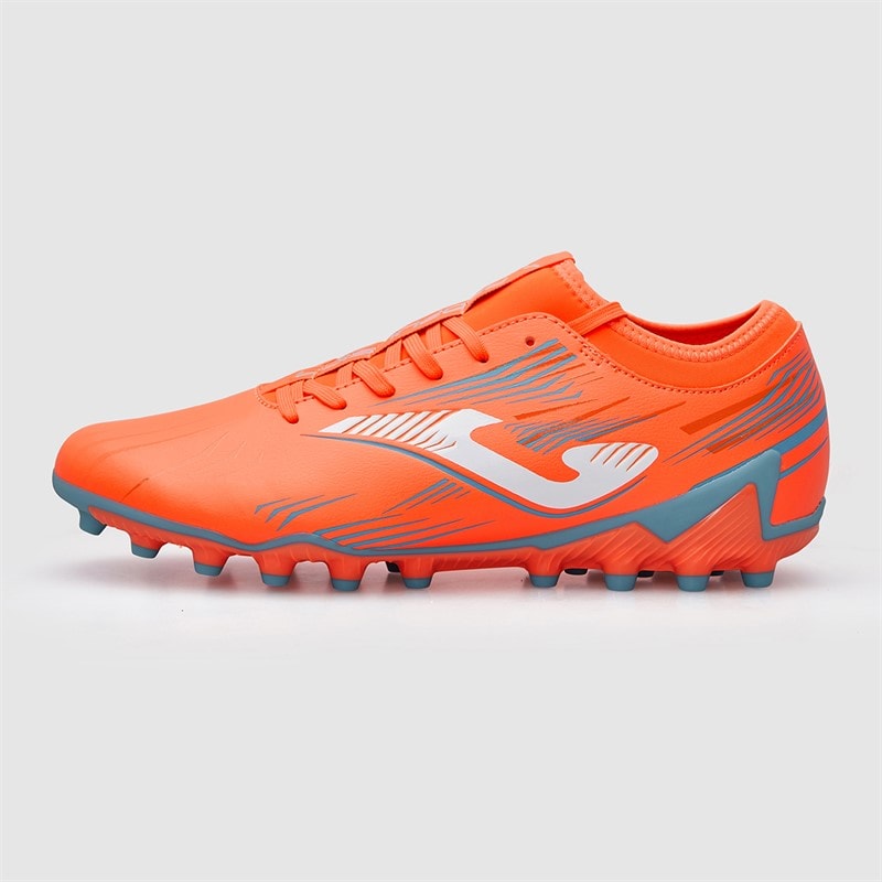 Joma Mens Propulsion 25 AG Artificial Grass Football Boots Fluoro Orange - Image 2
