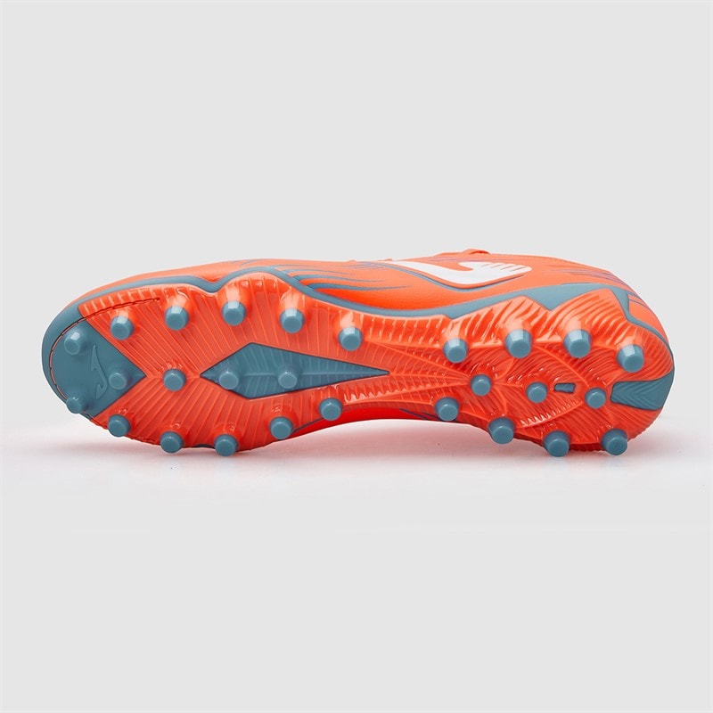 Joma Mens Propulsion 25 AG Artificial Grass Football Boots Fluoro Orange - Image 3