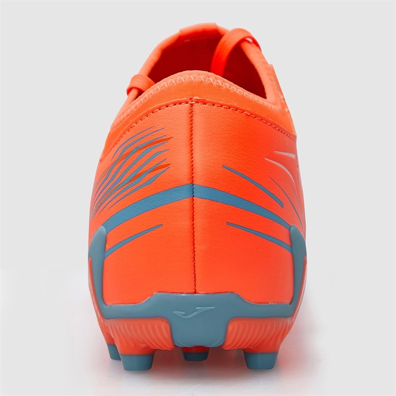 Joma Mens Propulsion 25 AG Artificial Grass Football Boots Fluoro Orange - Image 4