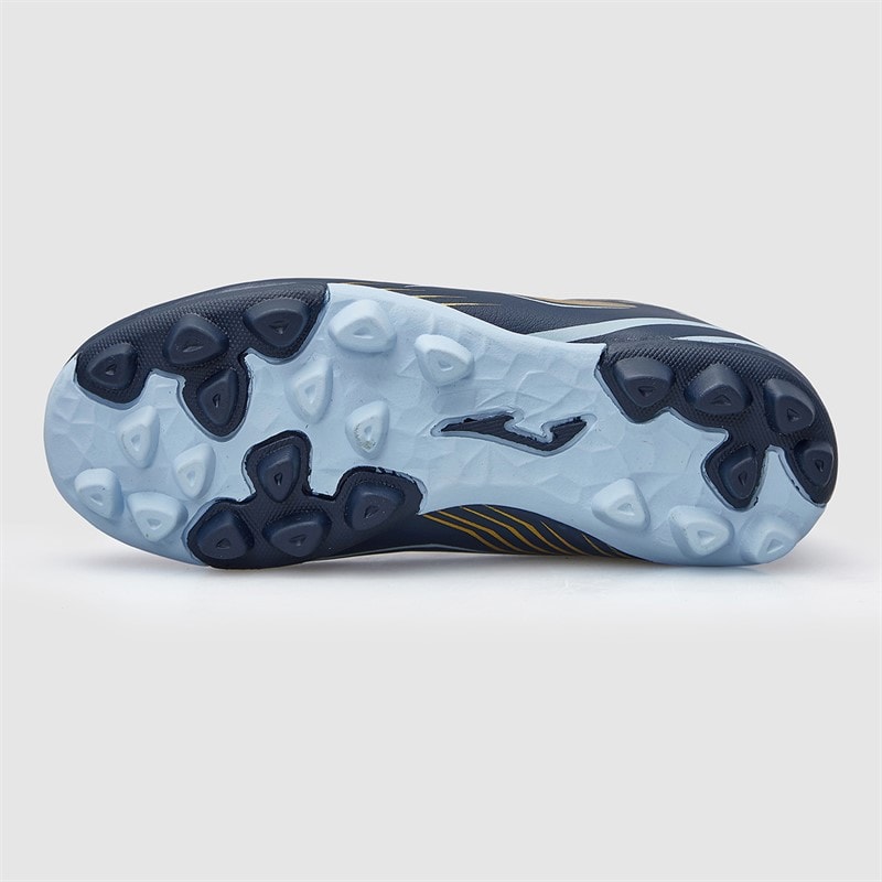 Joma Junior Propulsion 25 HG Hard Ground Football Boots Navy Blue - Image 3