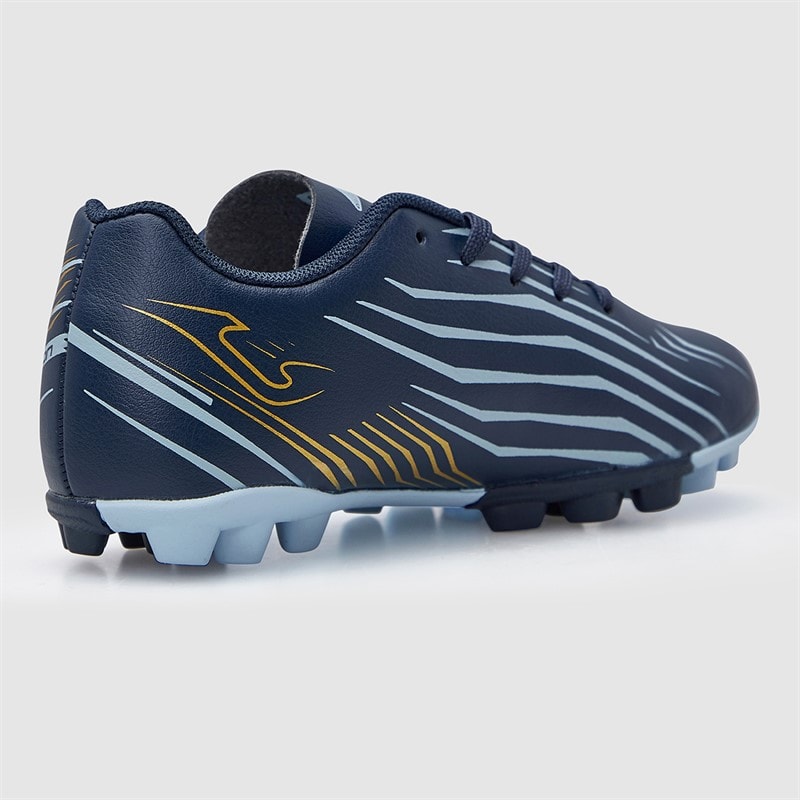 Joma Junior Propulsion 25 HG Hard Ground Football Boots Navy Blue - Image 5