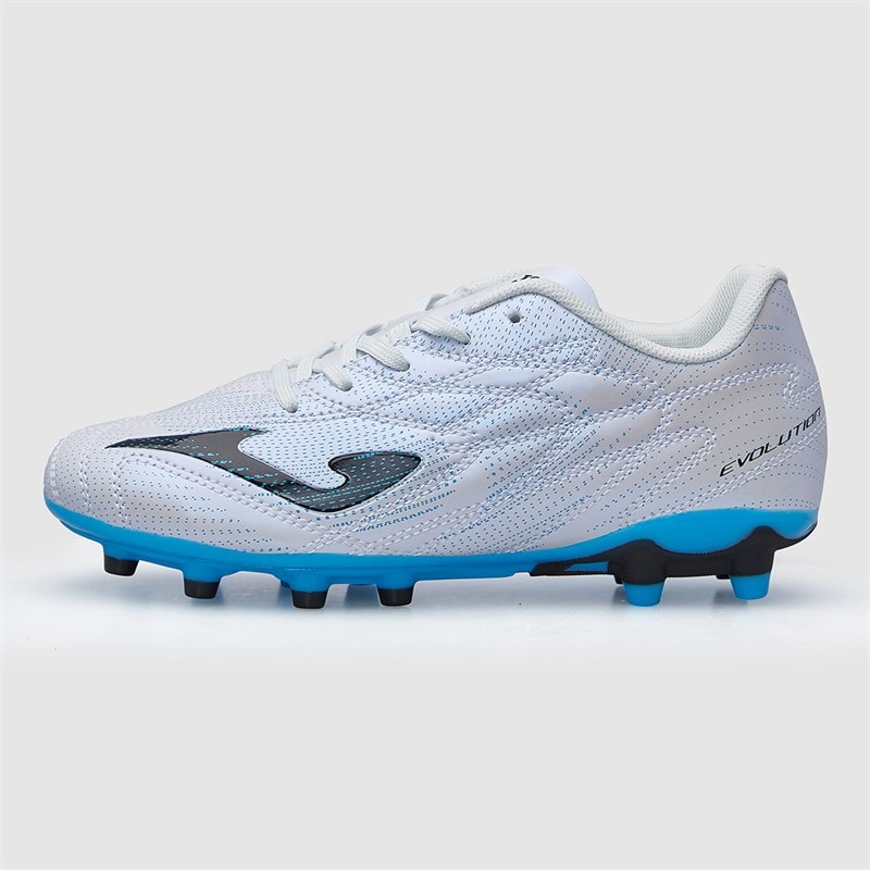 Joma Junior Evolution 25 FG Firm Ground Football Boots White - Image 2