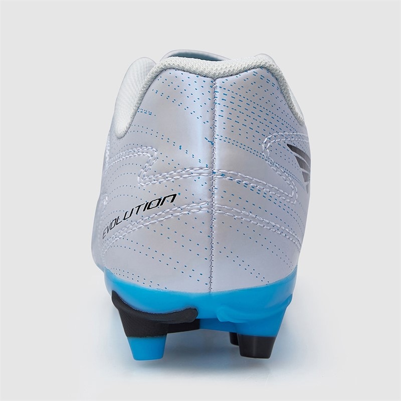 Joma Junior Evolution 25 FG Firm Ground Football Boots White - Image 4