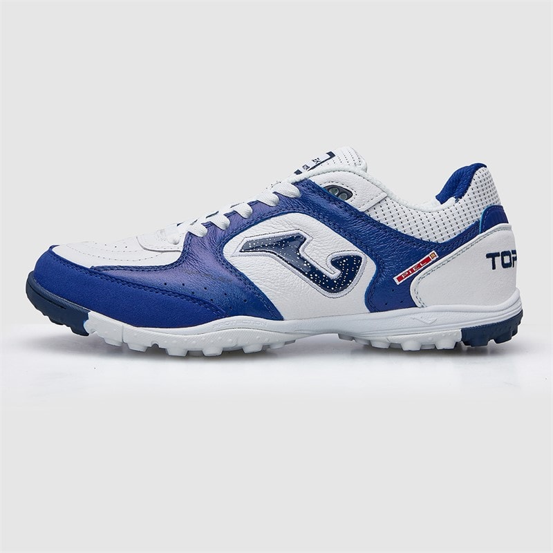 Joma Mens Top Flex 25 TF Astro Turf Football Boots White/Royal - Image 2