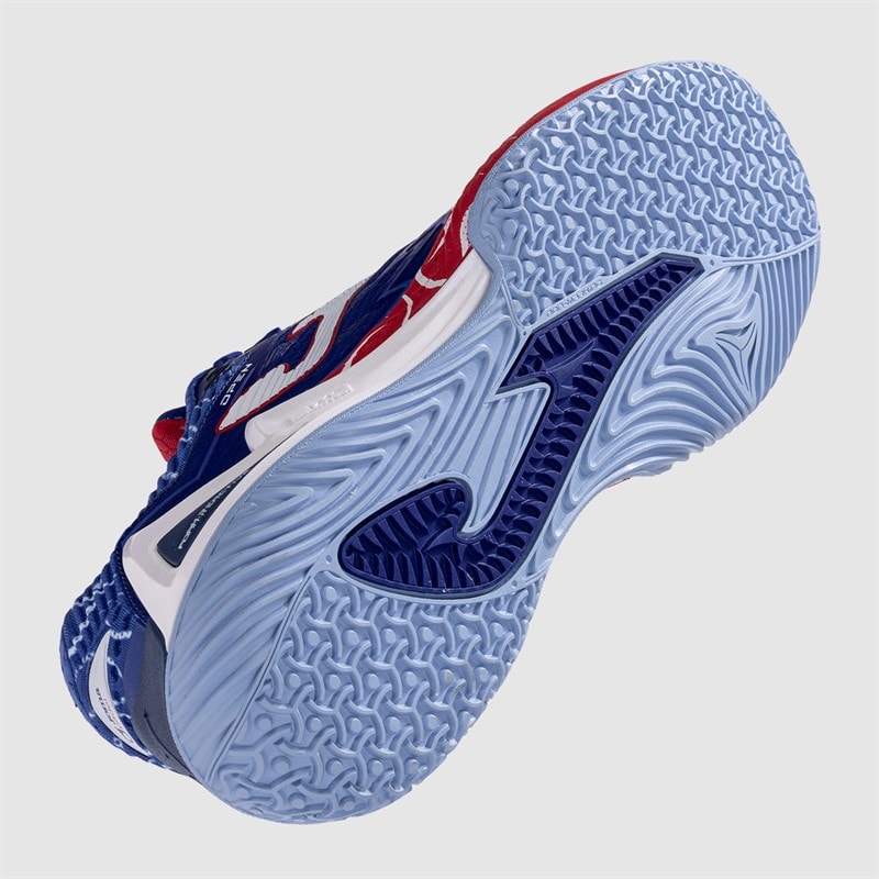 Joma Mens Open 25 Fitp Italian Tennis And Padel Federation Padel Shoes Royal Blue/Red Royal Blue Red - Image 2
