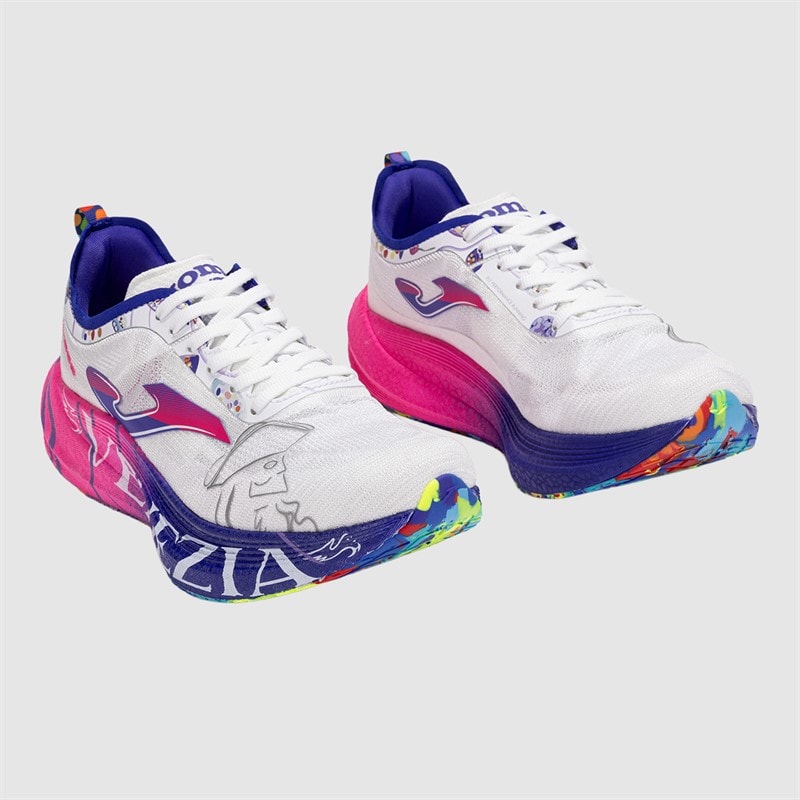Joma R1000 25 Venezia Marathon Carbon Plate Neutral Running Shoes White - Image 5