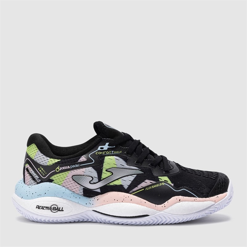 Joma Womens Smash 25 Padel Shoes Black