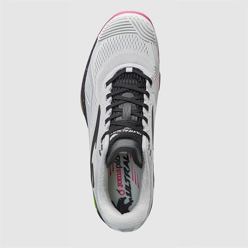 Joma Mens Ultra Light 25 Padel Shoes White - Image 4