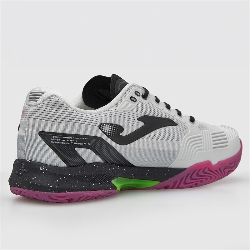 Joma Mens Ultra Light 25 Padel Shoes White - Image 5