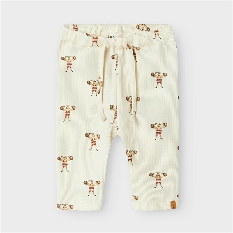 Lil' Atelier Kids Gavo Trousers Turtledove - Image 1