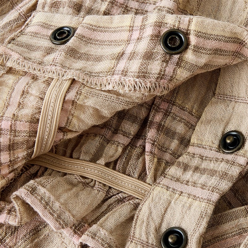 Lil' Atelier Girls Diema Overalls Oxford Tan - Image 3