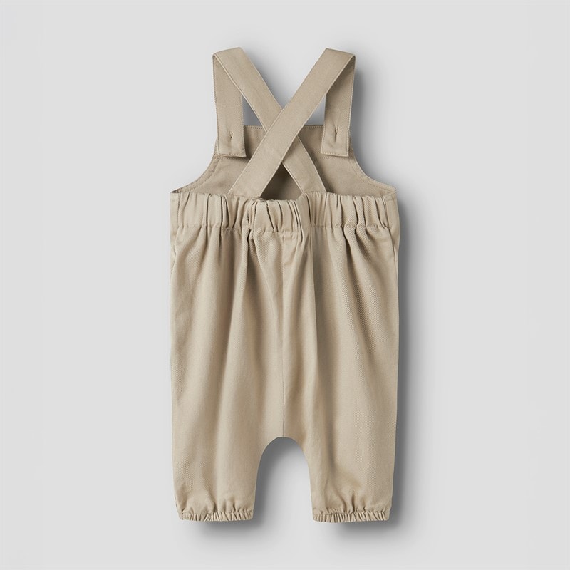 Lil' Atelier Kids Doreen Overalls Oxford Tan - Image 2