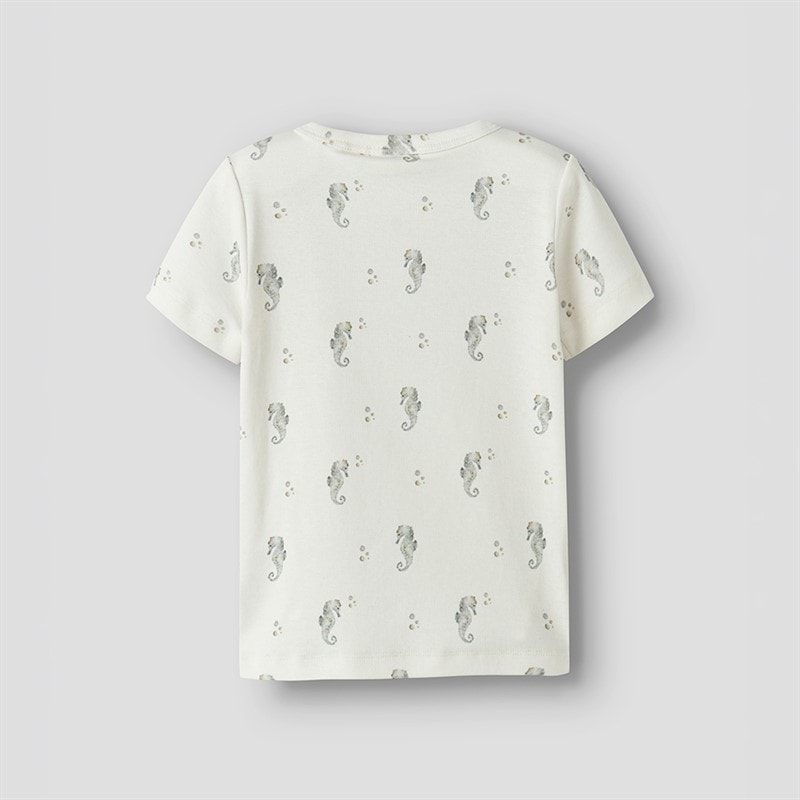 Lil' Atelier Boys Gayo T-Shirt Coconut Milk - Image 2