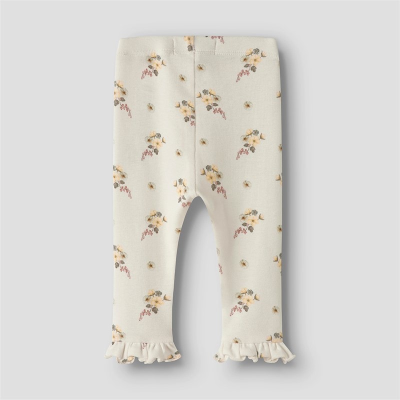 Lil' Atelier Girls Gayo Leggings Coconut Milk - Image 2