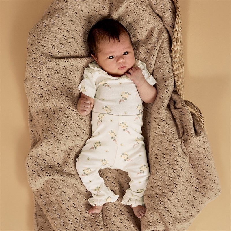 Lil' Atelier Girls Gayo Leggings Coconut Milk - Image 4